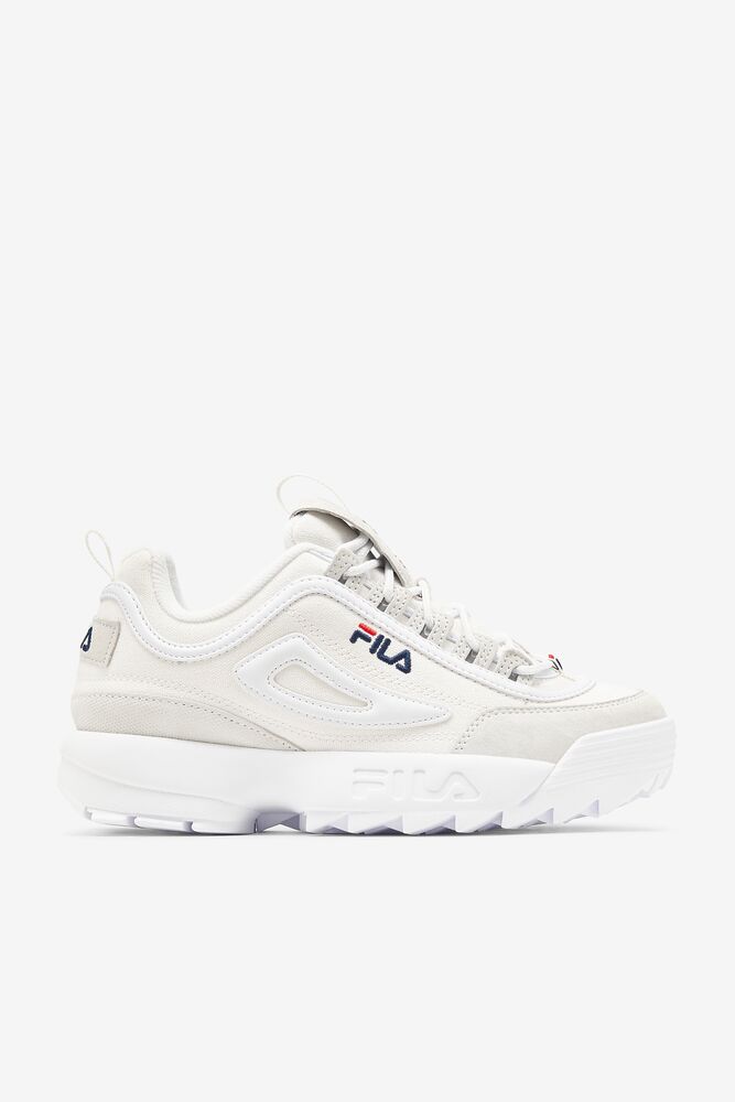 Fila Unisex Disruptor 2 Lab Premium 147 Blanche Snow Blanche Navy